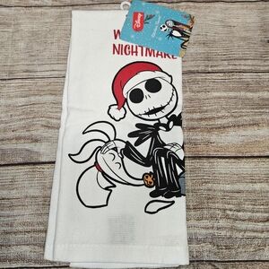 Disney Nightmare Before Christmas Jack And Zero Christmas Kitchen Towel